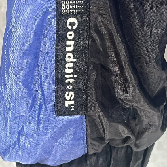 Vtg Mountain Hardwear Conduit SL Blue Full Zip Mock Neck Windbreaker Jacket 8 - Picture 5 of 13